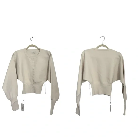 NWT Helsa Elvira Cardigan in white - Picture 8 of 12